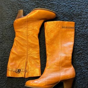 Nurture Brown leather boots 8.5